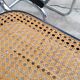 Pair of chairs by Marcel Breuer in black canework model B32 signed Italy