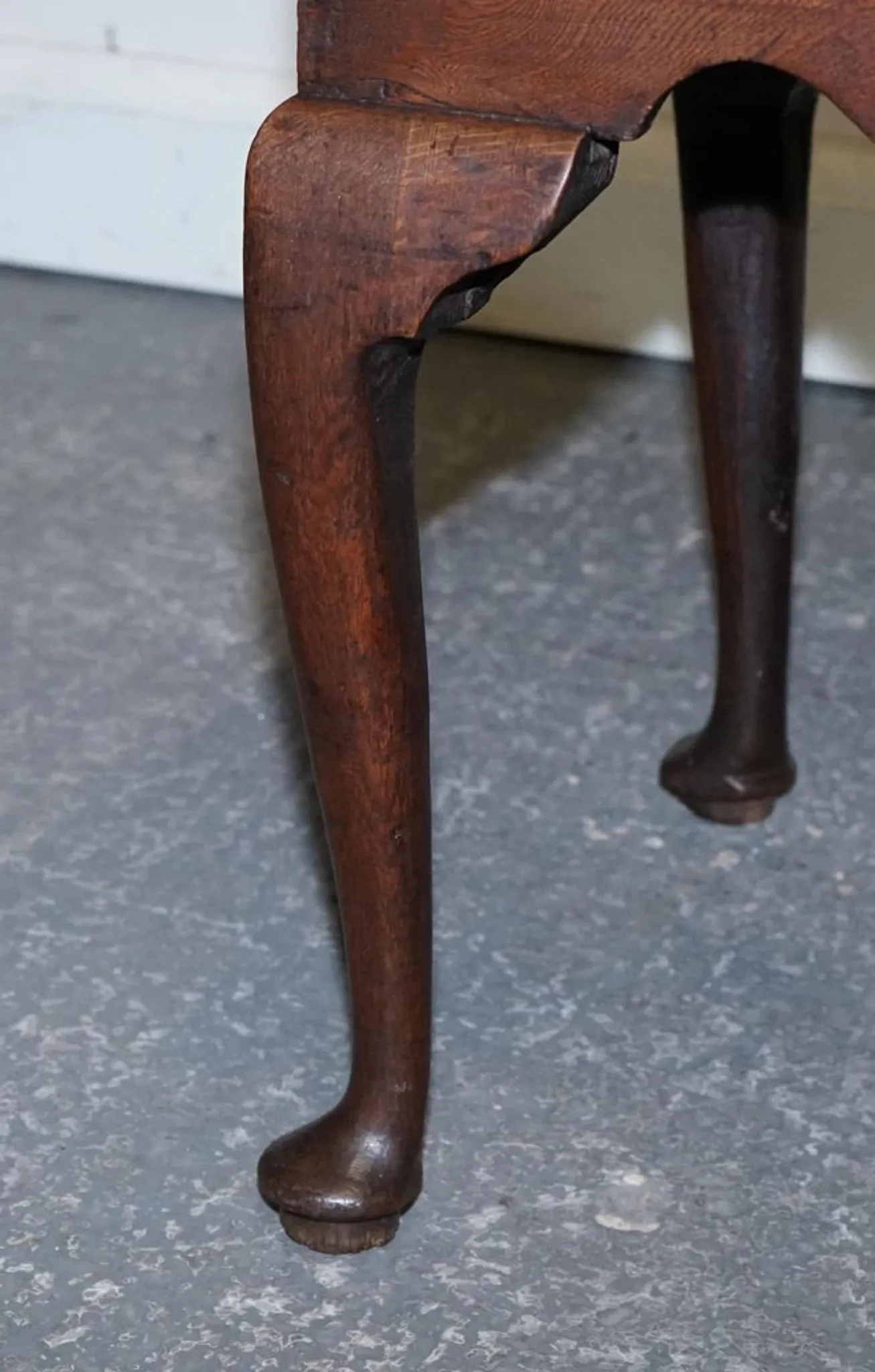Antique Georgian Oak Desk, 1700s