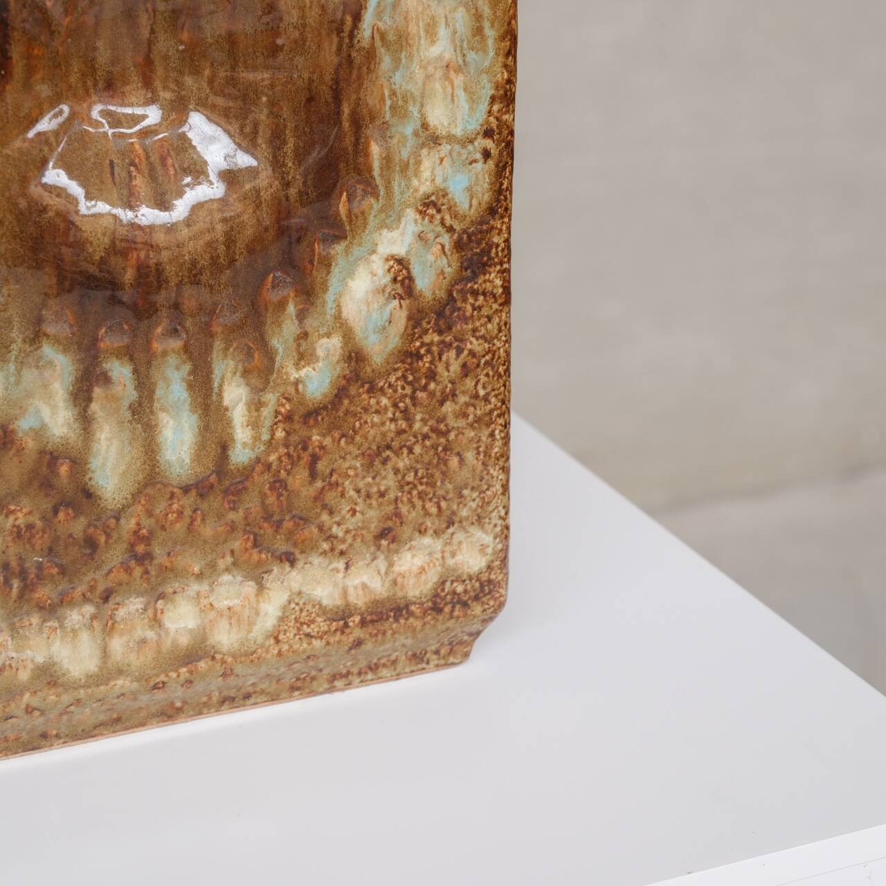 Pair of Mid-Century 'Zsolnay' Ceramic Urns or Vases