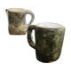 Two brutalist ceramics