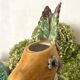 Italian barbotine pitcher Rabbit and fruits