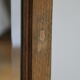 Miroir bois brut biseauté