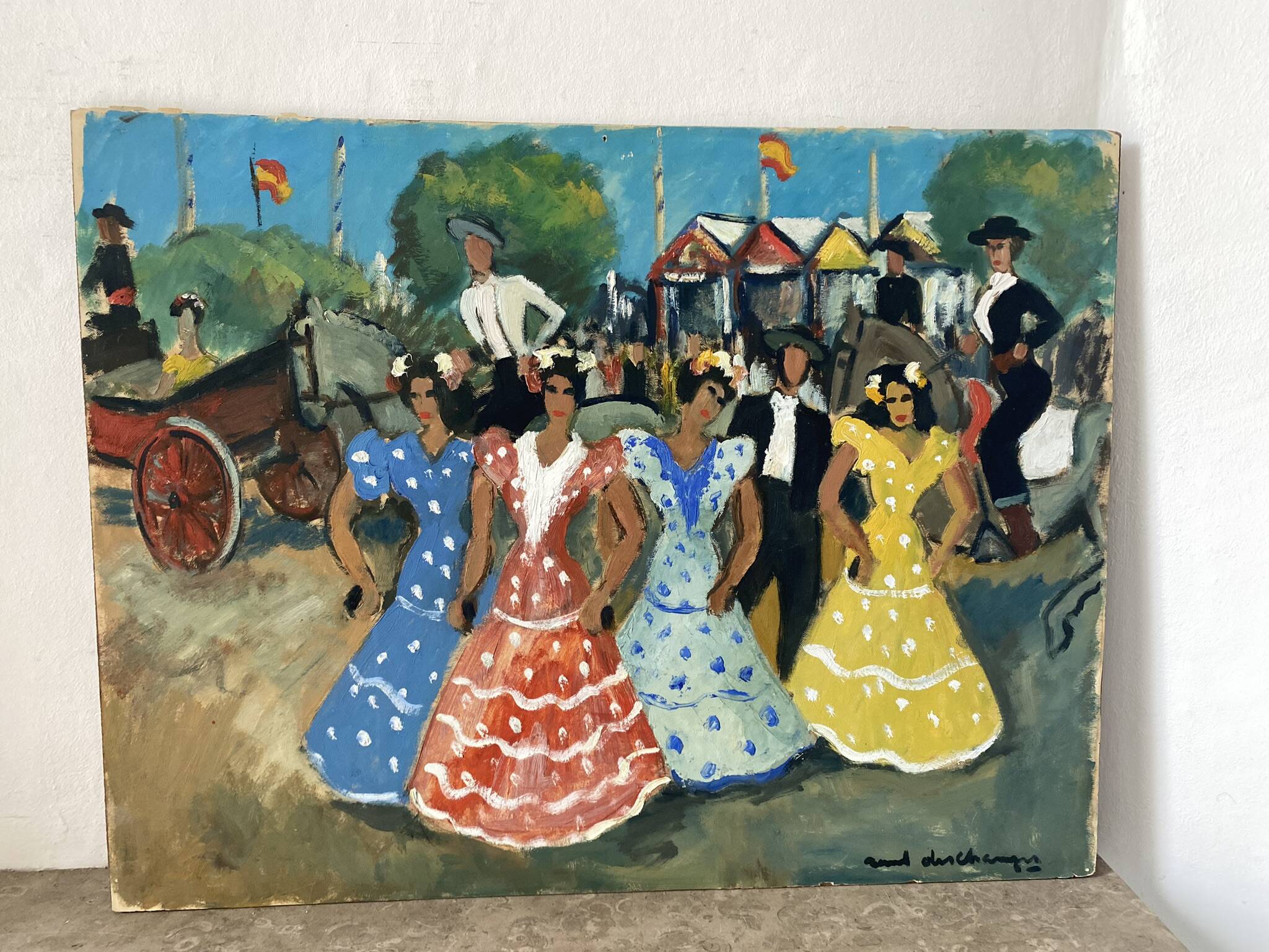 Spanish dancers signed