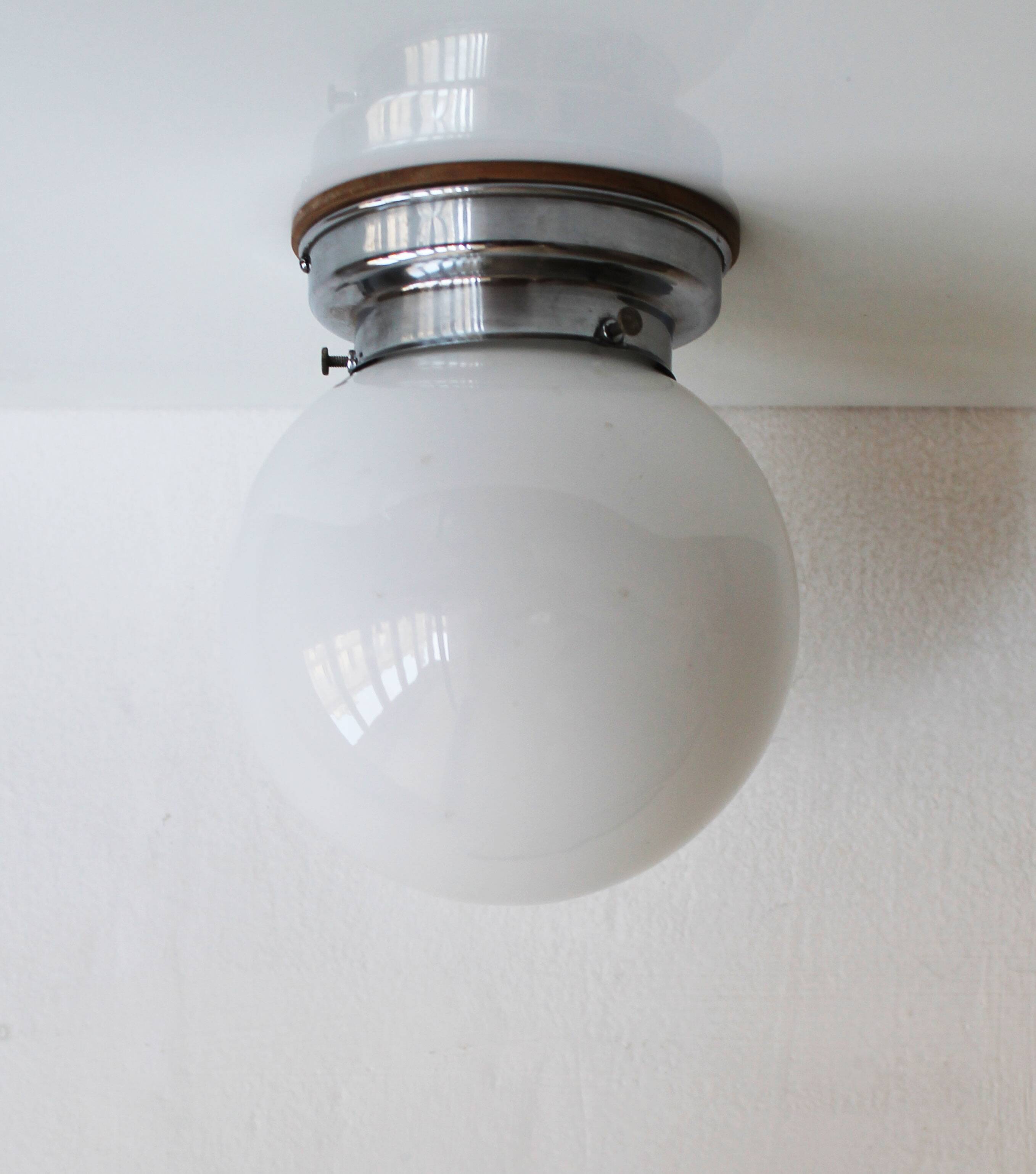 Pair of 1930s Modernist Ceiling or Wall Lights