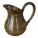 Jug / Pitcher in Saint-Clément earthenware with amber & honey glaze vintage