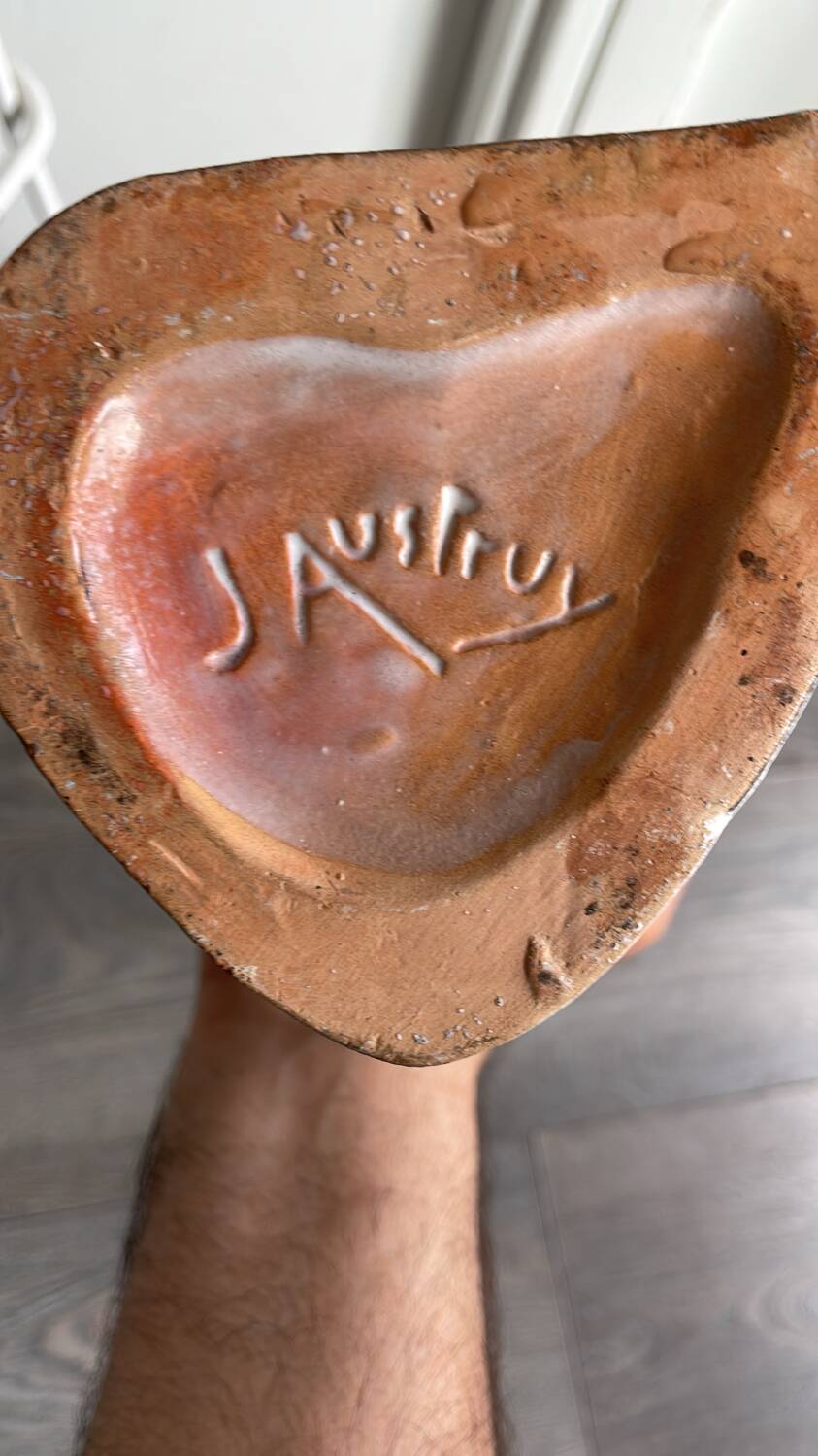 Ceramic vase signed Jean Austry – unique piece