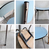Chaise formica bleue