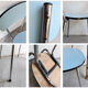 Chaise formica bleue