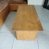 Table basse 120cm porte basculante oregon