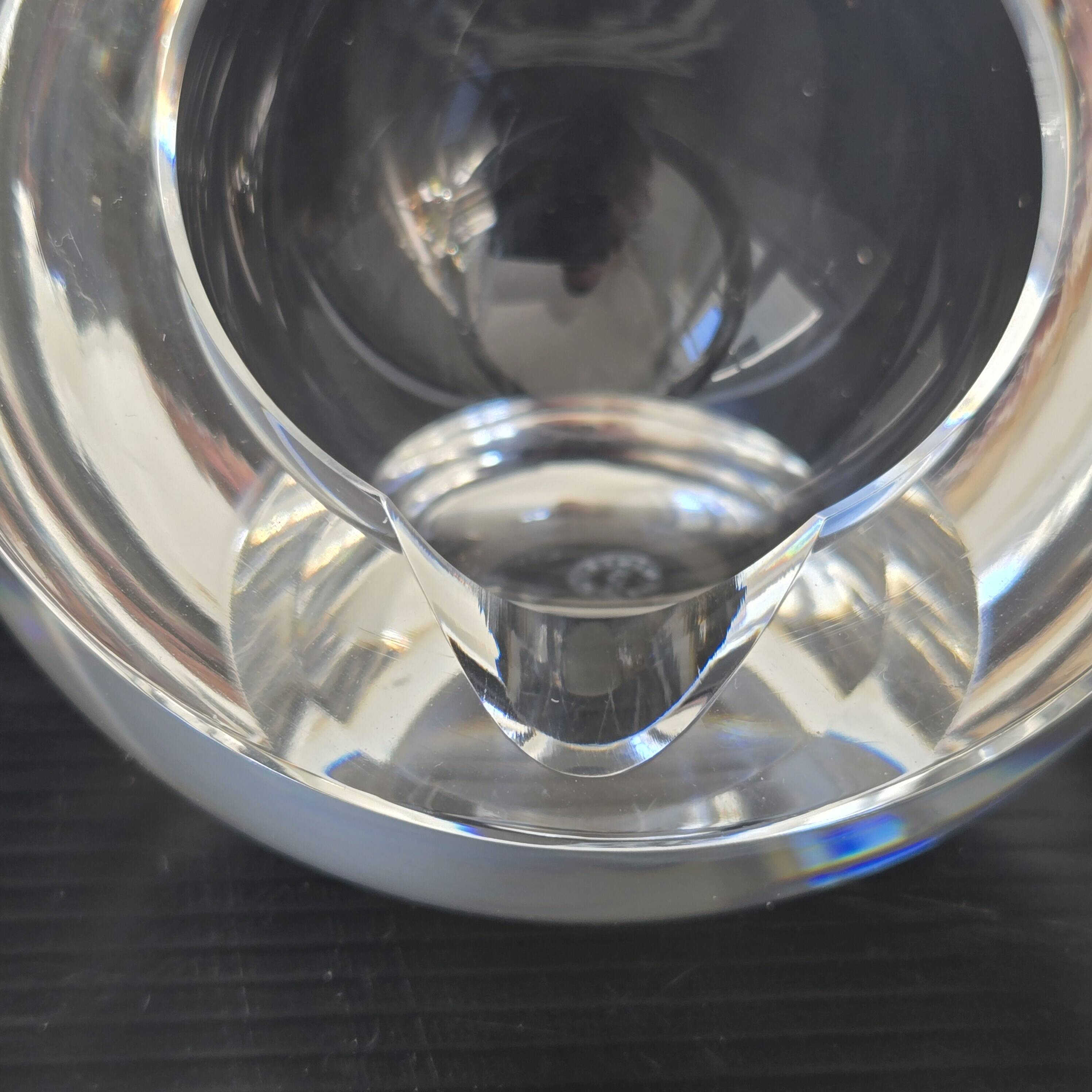 Cendrier vintage en cristal de Saint-Louis