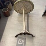 Round table with cast iron stand