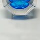 Briquet bleu éblouissant des années 1960 en verre Murano Sommerso par Flavio Poli