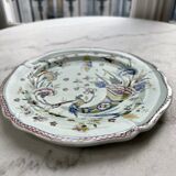 Assiette Gien décor floral