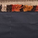 2x7 Brown Orange Vintage Kilim Runner Rug 73x221Cm SK 241806