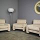 Missoni armchairs, 1970s, set of 3