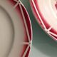 Two flat plates of sarreguemines cibon vintage 60s décor