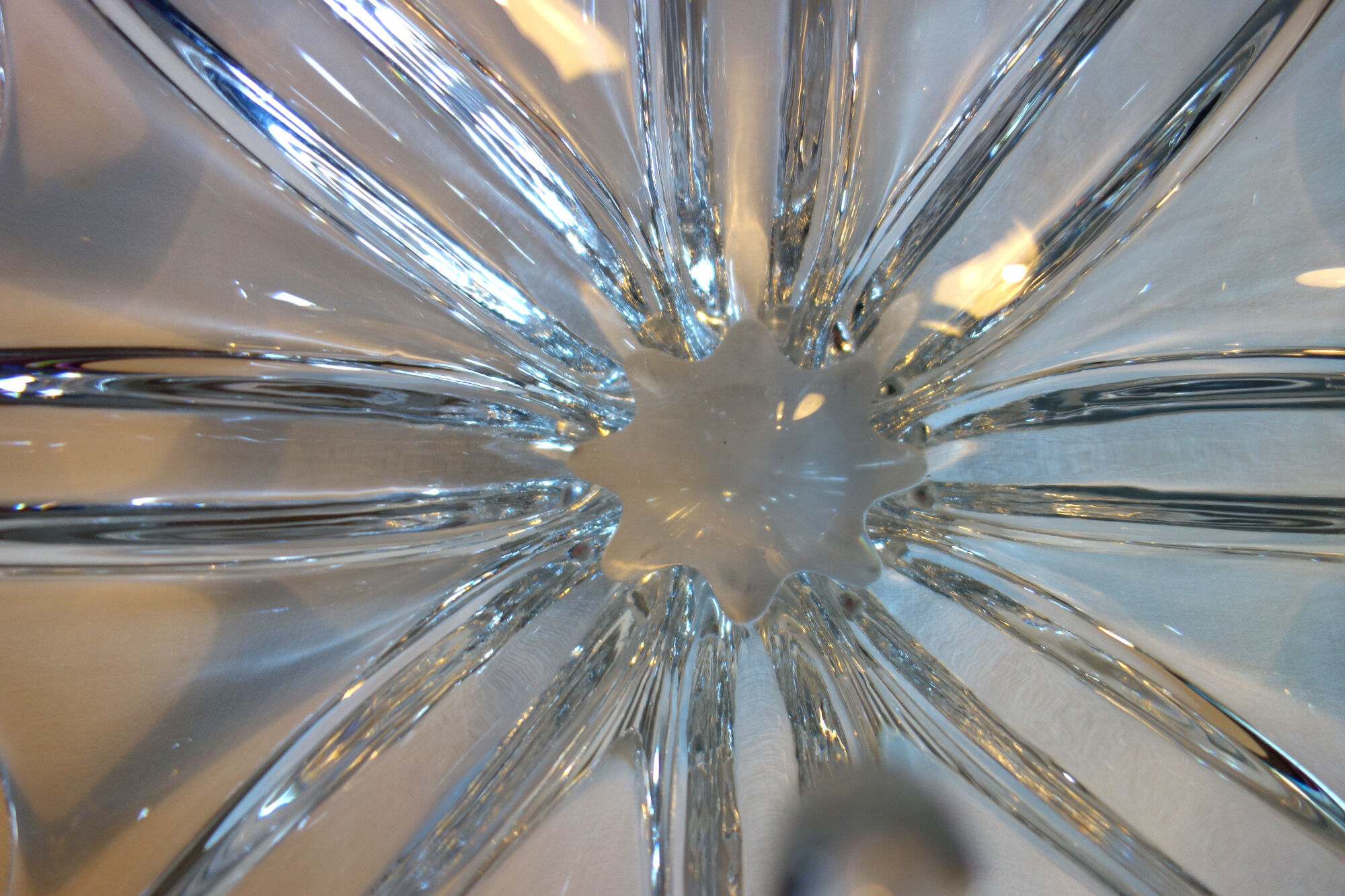 Old crystal fruit cup of Baccarat