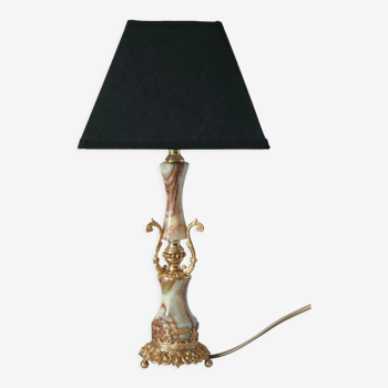 Lampe en onyx vintage