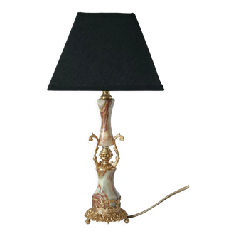 Lampe en onyx vintage