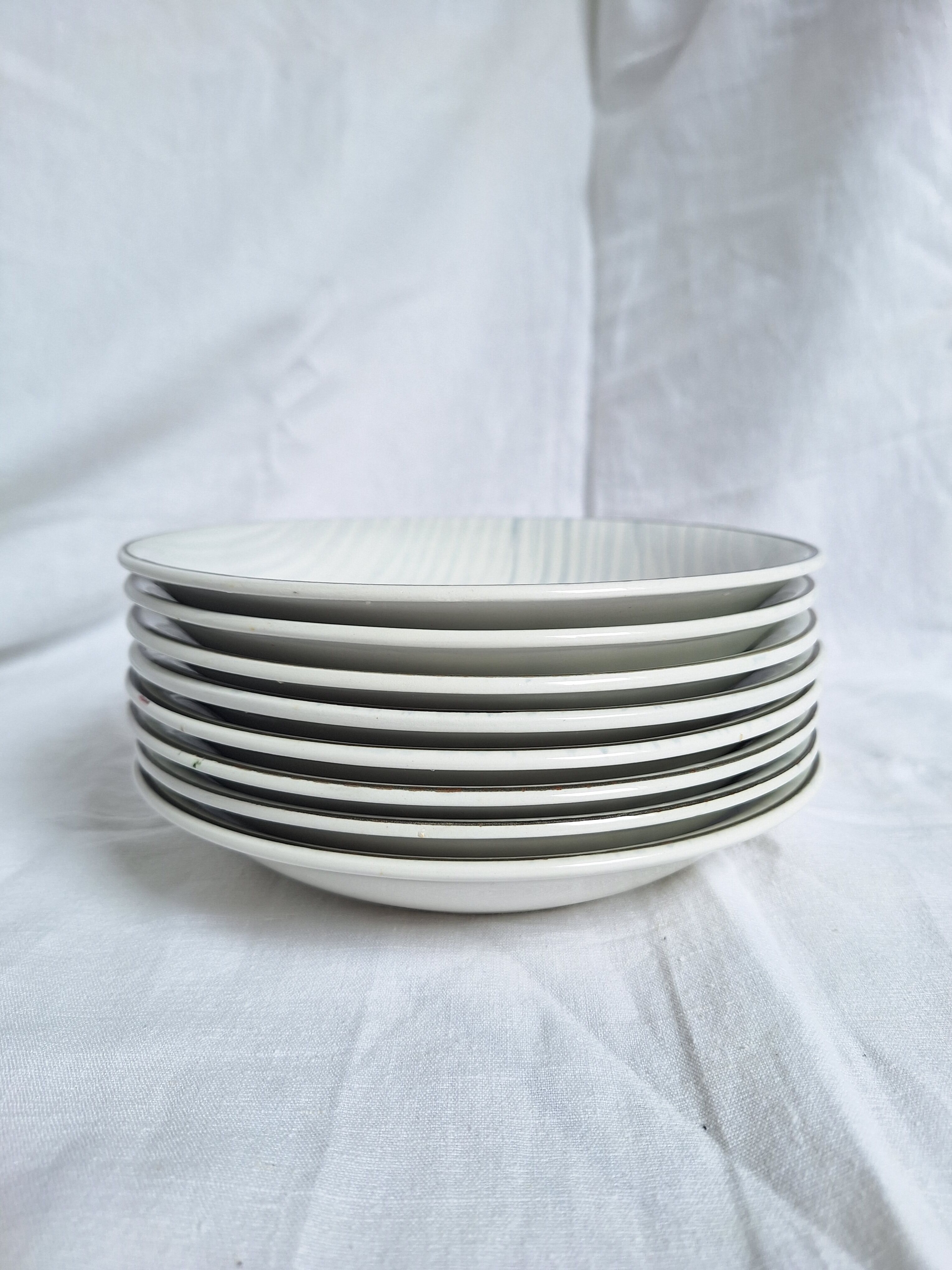 Assiette Sarreguemines vintage
