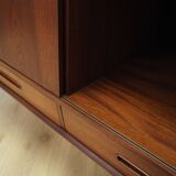 Buffet haut en teck, design danois, années 1960, production : Danemark