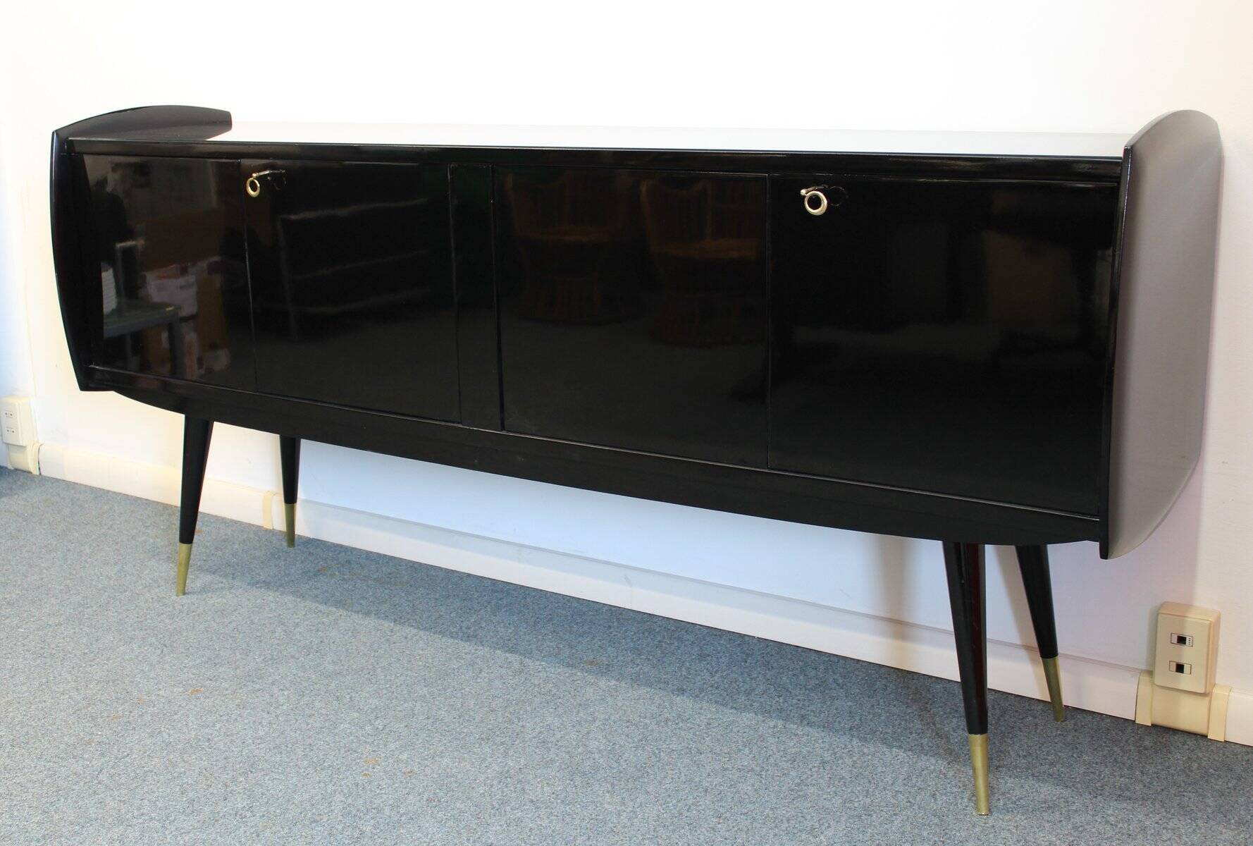 Enfilade Mid-Century Black, Italy