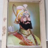 Old lithograph signed by Guru Govind Singh