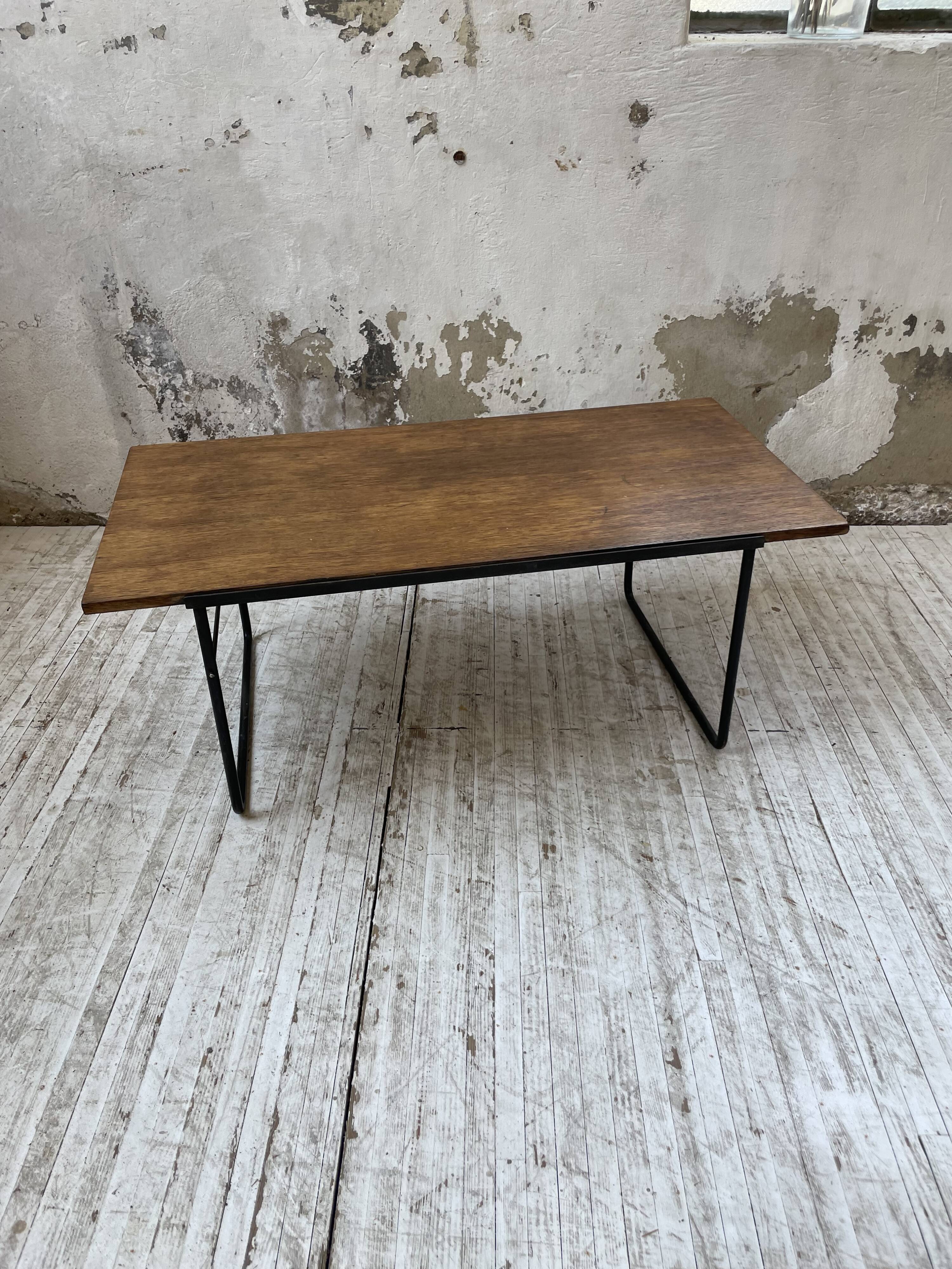 50s modernist oak coffee table