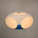 Unique Space age bug eye ufo lamp *** Massive Belgium *** blue and white