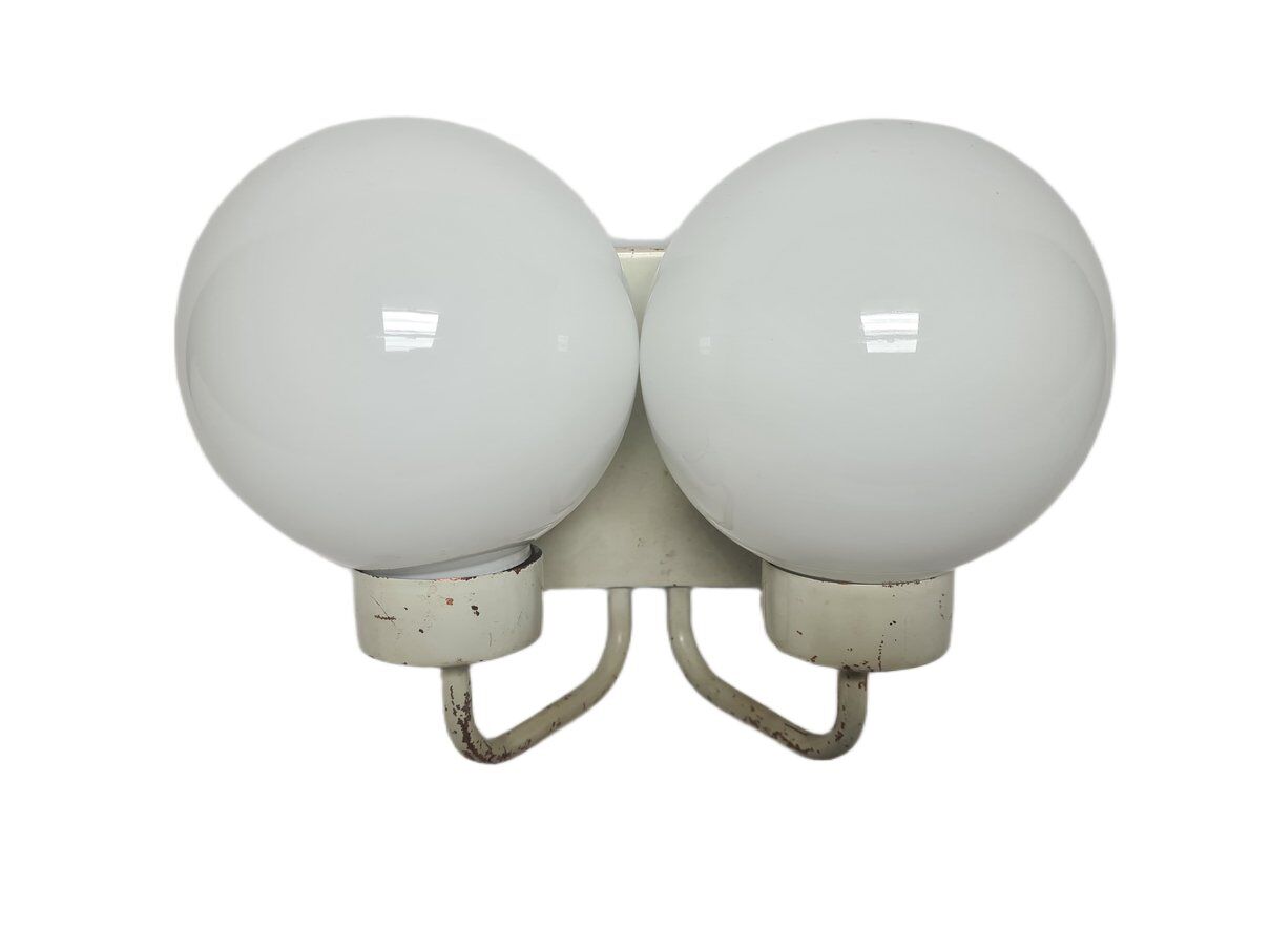 Two-armed wall lamp from Elmet Zabrze, 1970s