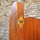 Large vintage wooden drum screen