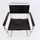 Set de 4 fauteuils Thonet S34 cuir cantilever par Mart Stam