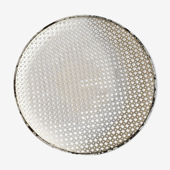 Matégot tray in perforated iron