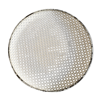 Matégot tray in perforated iron