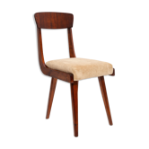 Mid-Century Gazelle beige chair in wood, Europe, 1960s