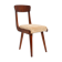 Mid-Century Gazelle beige chair in wood, Europe, 1960s