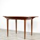 Midcentury oblong teak extending table