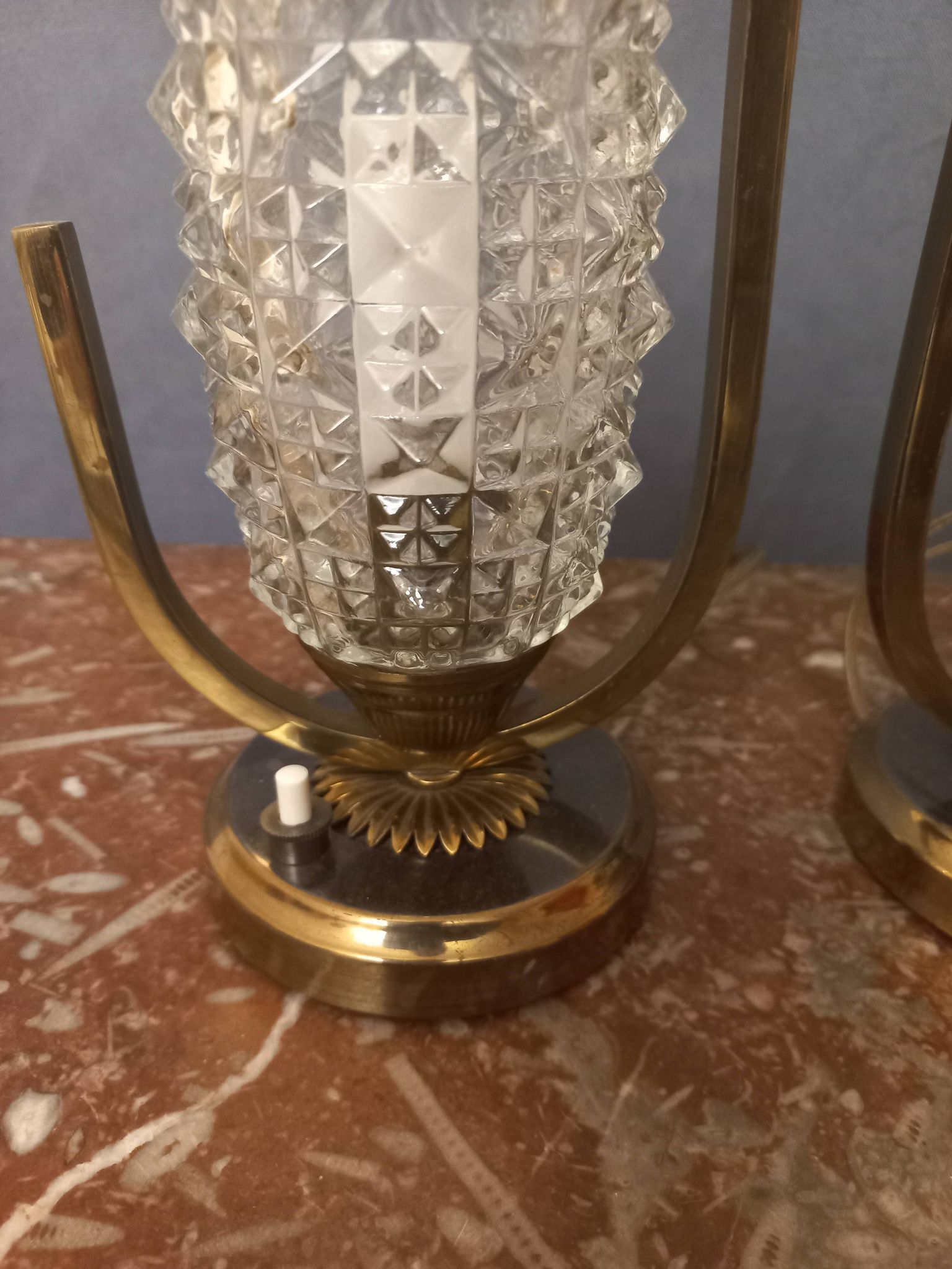 Pair of designer lamps