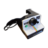 Polaroid land camera 1000 vintage button green with bag