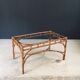 Mid-Century Chippendale Bamboo Dining Table, Italy, 1960s