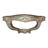 Wall console shelf Gilded, Baroque resin.