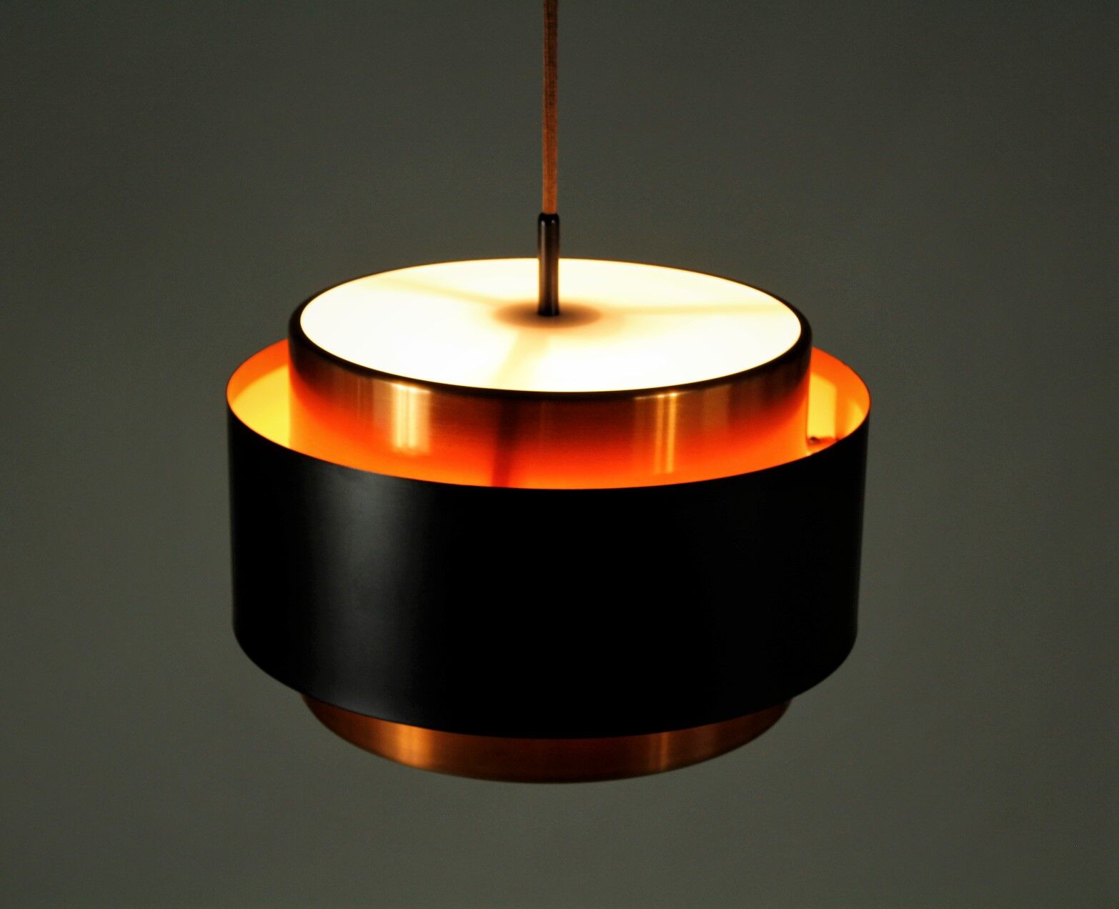 Saturn pendant light by j. hammerborg for fog & mørup, 1960s
