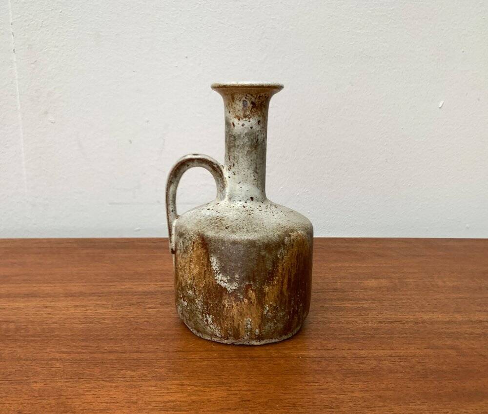 Brutalist Fat Lava Vase in Ceramic by Ruscha, West Germany, 1960s