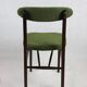 Green olive boucle dining chair from rajmund halas, 1970s,