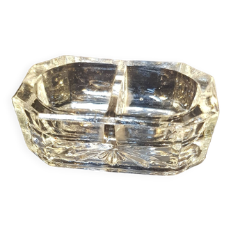 Glass salt dish