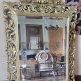 Gilded wood mirror, late 19th century