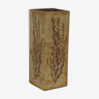 Vase en grès raymonde leduc des années 60 - 70