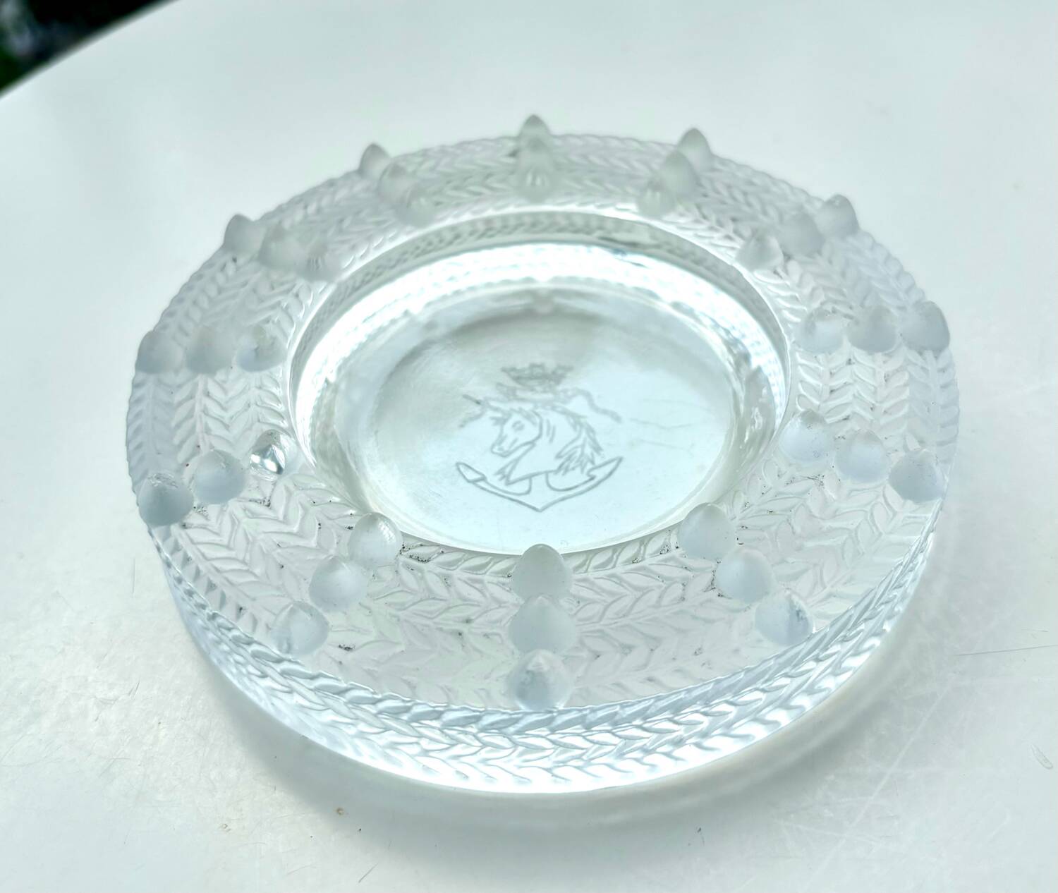 Lalique two ashtrays