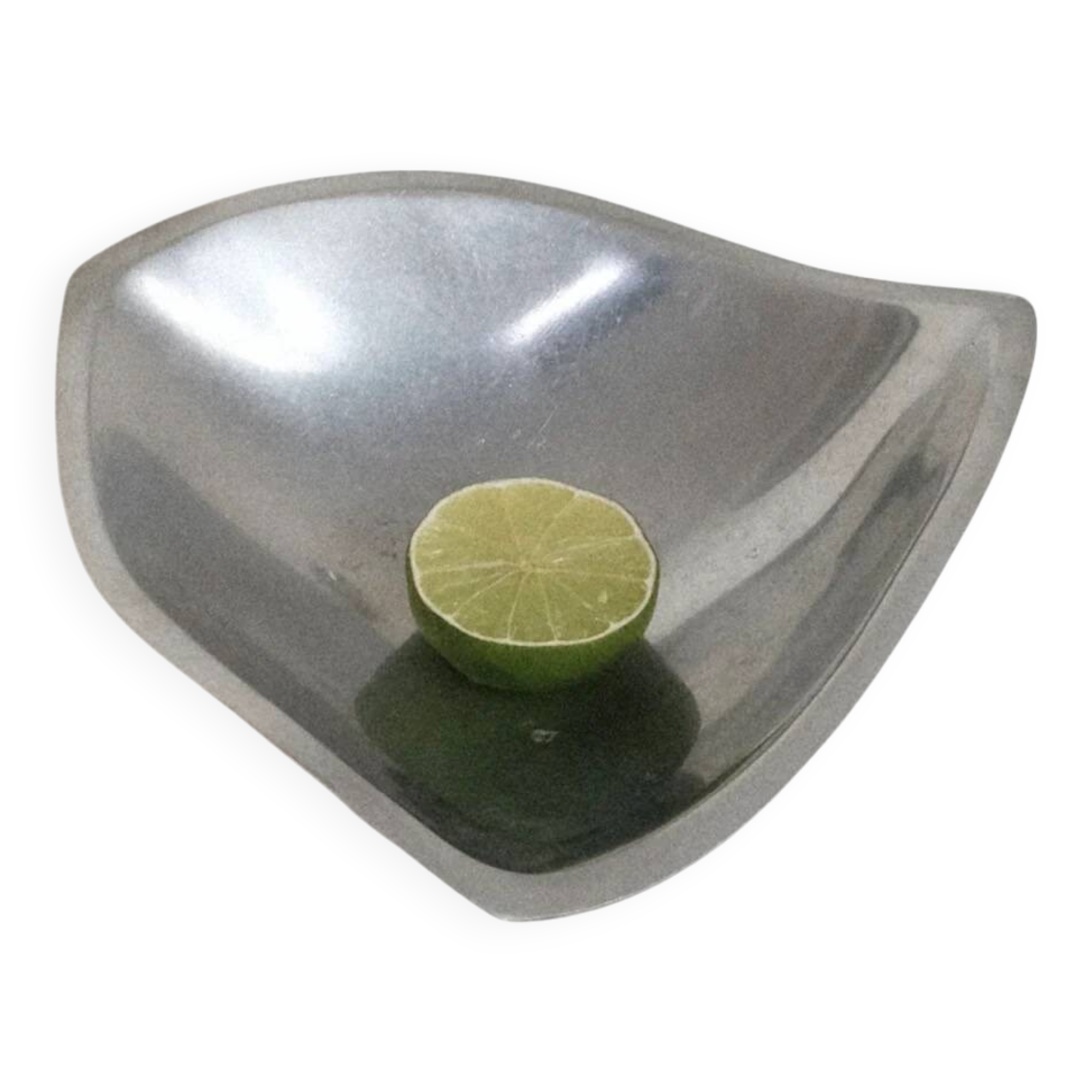 corrugated metal bowl