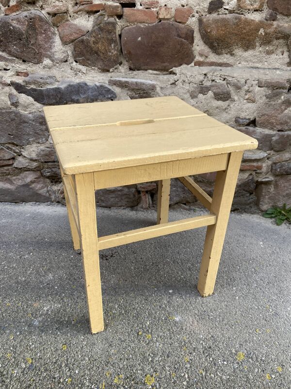 Tabouret shabby chic vintage 50s